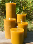 Indiana 100% Beeswax Pillar Candle