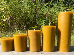 Indiana 100% Beeswax Pillar Candle