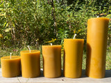 Indiana 100% Beeswax Pillar Candle