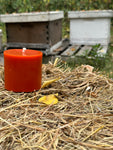 Indiana 100% Beeswax Pillar Candle