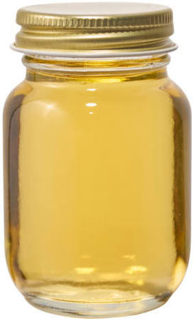 Raw Local Honey 3oz Glass Mason Jar